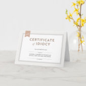 Certificaat van digitale Apologie Kaart (Gele Bloem)