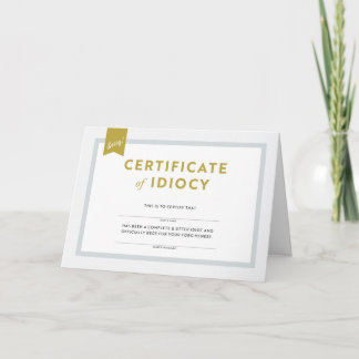 Certificaat van digitale Apologie Kaart