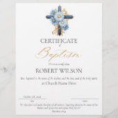 Certificaat van doop, doopcertificaat (Voorkant)