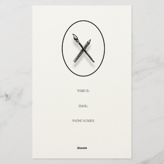 Certificaat van echtheid briefpapier (Achterkant)