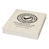 Certificaat van Echtheid sjabloon stempel voor kun (Stempel)