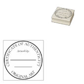 Certificaat van Echtheid voor Originele Kunstwerke Rubberstempel (Gestempeld)