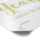 Certificaat van lange serviceverlening foto afdruk (Hoek)