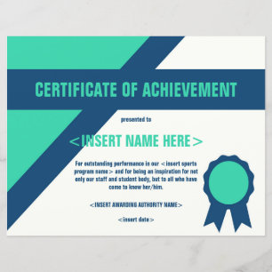 Certificaat van Prestatie