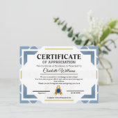 Certificaat van Prestatie voor Kinderen (Staand voorkant)