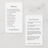 Certificaat van product. De details van de (Voorkant / Achterkant)