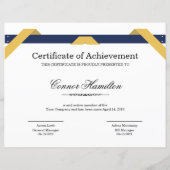 Certificaat van Sjabloon van waarmerking (Voorkant)