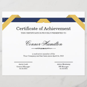 Certificaat van Sjabloon van waarmerking