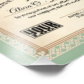 certificaat van uitmuntendheid erkenning werknemer foto afdruk (Hoek)