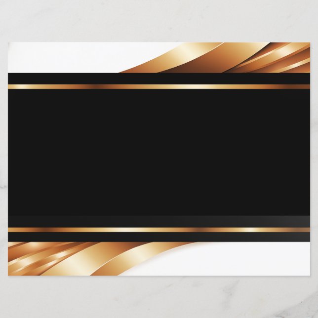 Certificaat van uitmuntendheid Gouden zwarte linte (Achterkant)