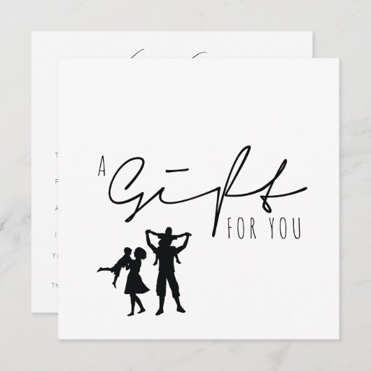 CERTIFICAAT VAN VERPLICHTING | Minimalistisch goud (Voorkant / Achterkant)