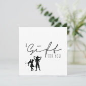 CERTIFICAAT VAN VERPLICHTING | Minimalistisch goud (Staand voorkant)