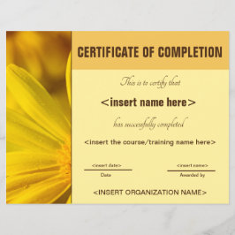 Certificaat van voltooiing