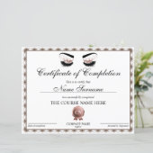 Certificaat van voltooiing van de cursus (Staand voorkant)