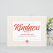 Certificaat van vriendelijkheid (Staand voorkant)