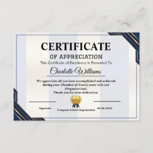 Certificaat van Waardering Professionele Prijs