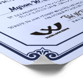 Certificaat van waardering van vrijwilligers poster (Hoek)