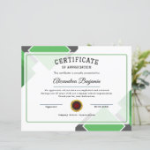 Certificaat van waarmerking (Staand voorkant)