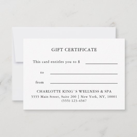 CERTIFICAAT VOOR BEDRIJFSENTITEIT| voor u (Achterkant)