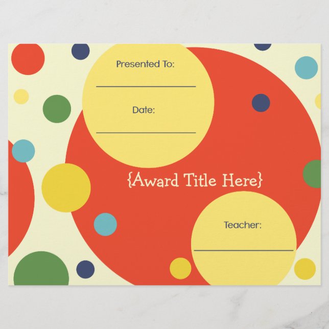 Certificaat voor de verlening van een klasseonders (Voorkant)