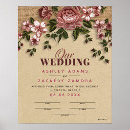 Certificaat voor het aangaan van weddenschappen me poster