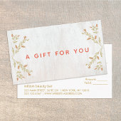 Certificaat voor kerstcadeaubonnen