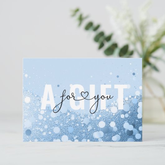 CERTIFICAAT VOOR ONDERNEMINGSUITKERING | GLITTER (Staand voorkant)