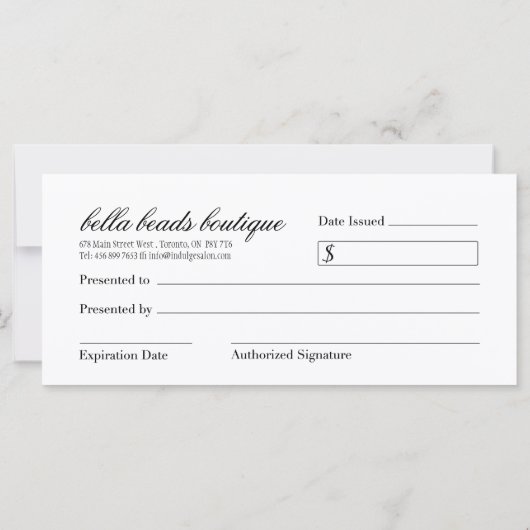 CERTIFICAAT VOOR ZEBRA PRINT-GIFT (Achterkant)