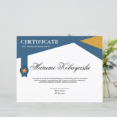 Certificate of Appreciation Template (Staand voorkant)