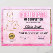 Certificate of Completion Template, Body Sculpting (Voorkant)