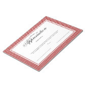 Certificaten van waardebepaling notitieblok (Schuin)