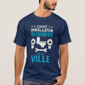 Certifié meilleur diplombier de la ville t-shirt (Voorkant)