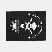 Certified Adobo Chef New Filino Graphics Statement Fleece Deken (Voorkant (Horizontaal))