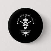 Certified Adobo Chef New Filino Graphics Statement Ronde Button 5,7 Cm (Voorkant)