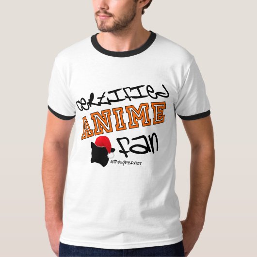 "Certified Anime Fan" Ringer T-shirt (Voorkant)