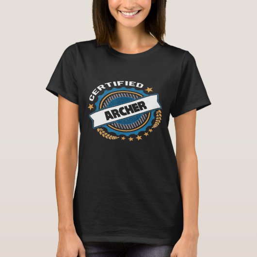 Certified Archer Archery T-shirt (Voorkant)