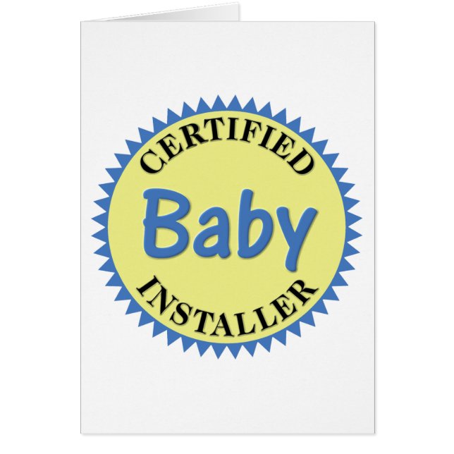 Certified Baby Installer (Voorkant)