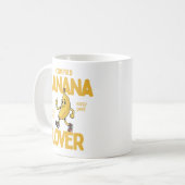 Certified Banana Lover Funny Fruit Joke Gift Koffiemok (Voorkant links)
