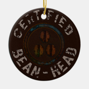 Certified Bean-Head Gifts Keramisch Ornament