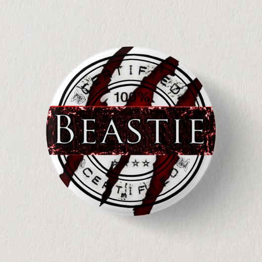 Certified Beastie Button (Voorkant)