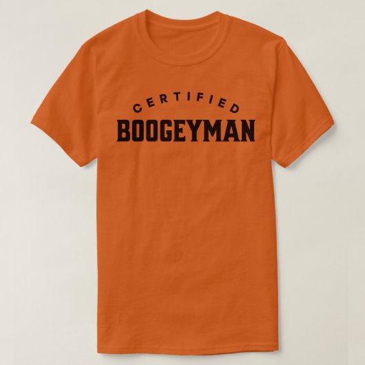 Certified Boogeyman T-shirt (Design voorkant)
