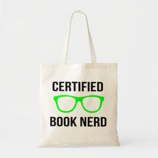 Certified Book Nerd Canvas tas