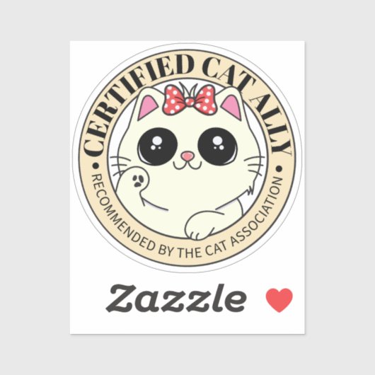 Certified Cat Ally | Sticker (Vel)