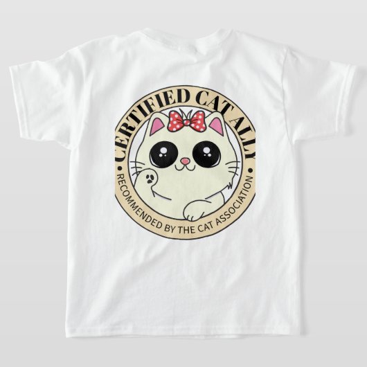 Certified Cat Ally | T-shirt (Laag Achter)