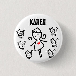 Certified Cat Lady Ronde Button 3,2 Cm