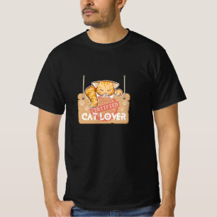 Certified Cat Lover T-shirt