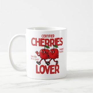 Certified Cherries Lover Mug Sweet Twins Gift Koffiemok