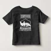 Certified Chicken Feeder and Egg Collector Kinder Shirts (Voorkant)