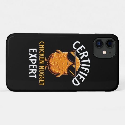 Certified Chicken Nugget Expert Case-Mate iPhone Case (Achterkant (horizontaal))