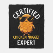 Certified Chicken Nugget Expert Fleece Deken (Voorkant)